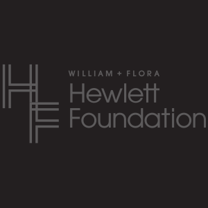 Hewlett Foundation logo and website