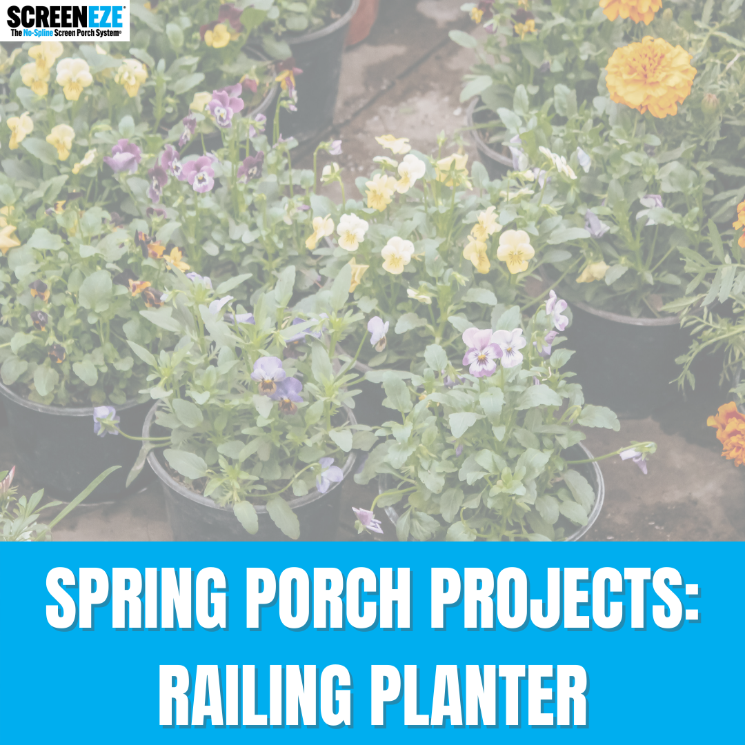 SPRING PORCH PROJECTS: RAILING PLANTER