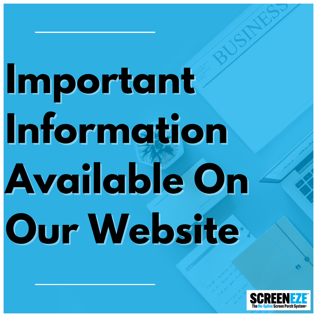 Important Information Available on Our Website