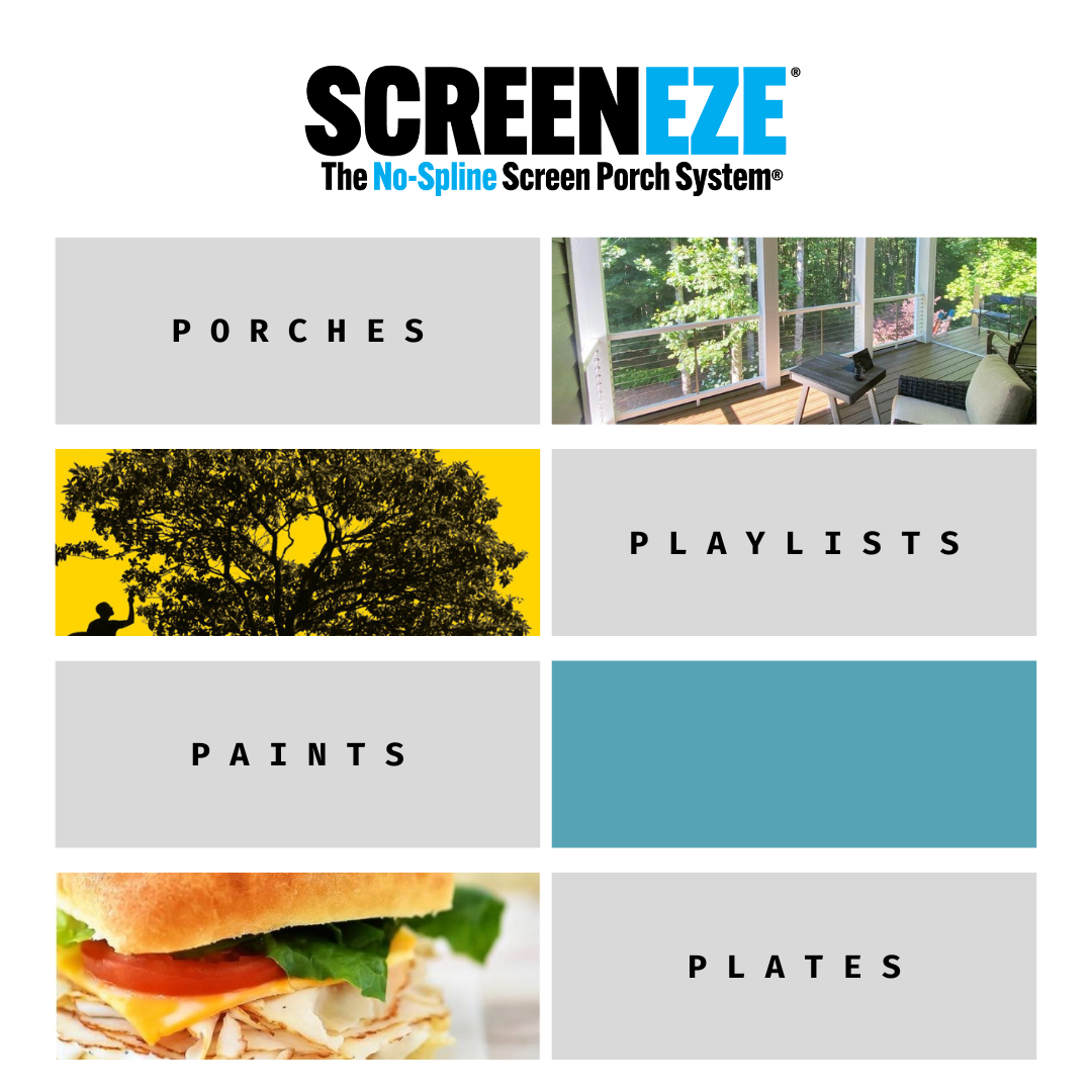 Spring Pairings - Porches, Playlists, Paints, &amp; Plates