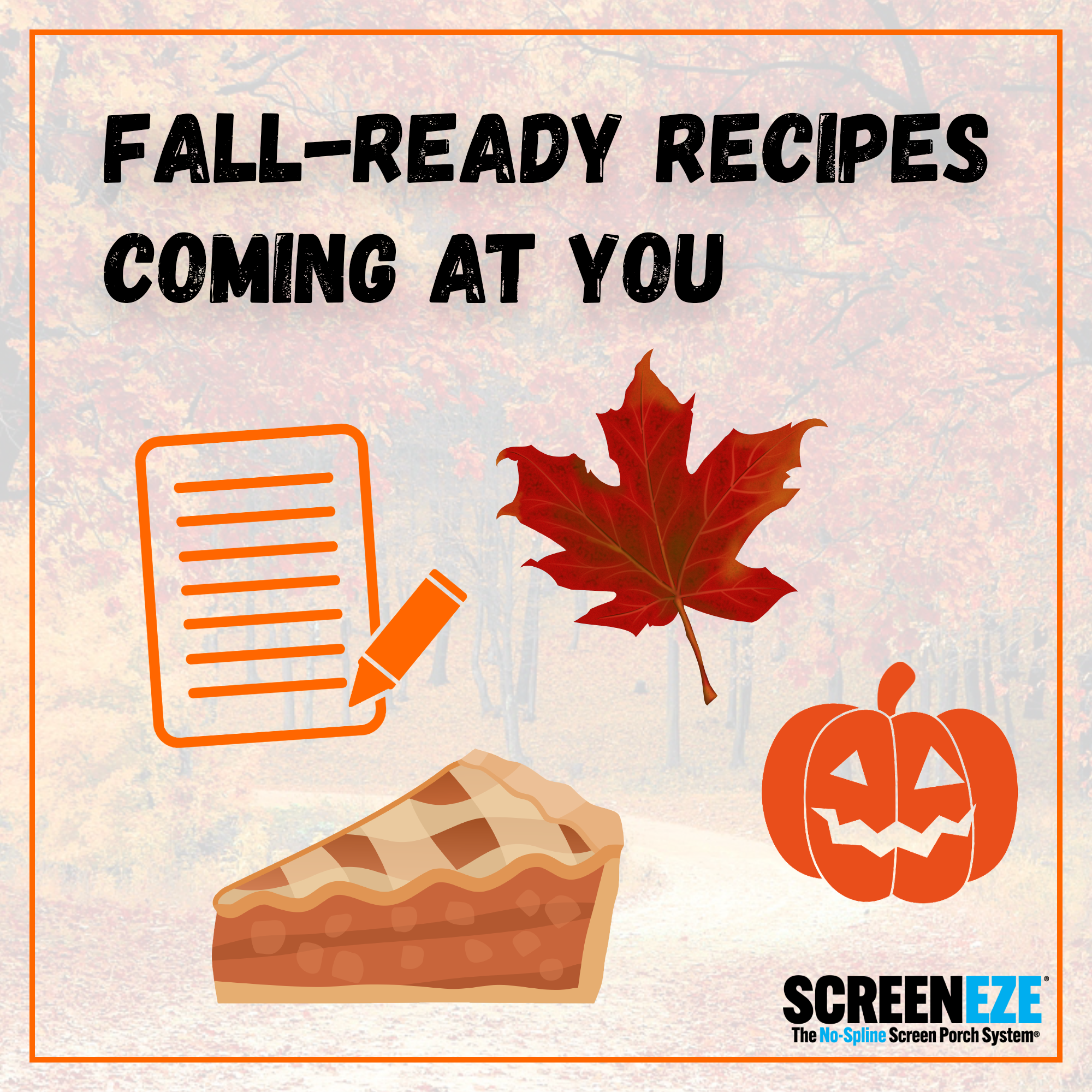 Fall-Ready Recipes Coming At You