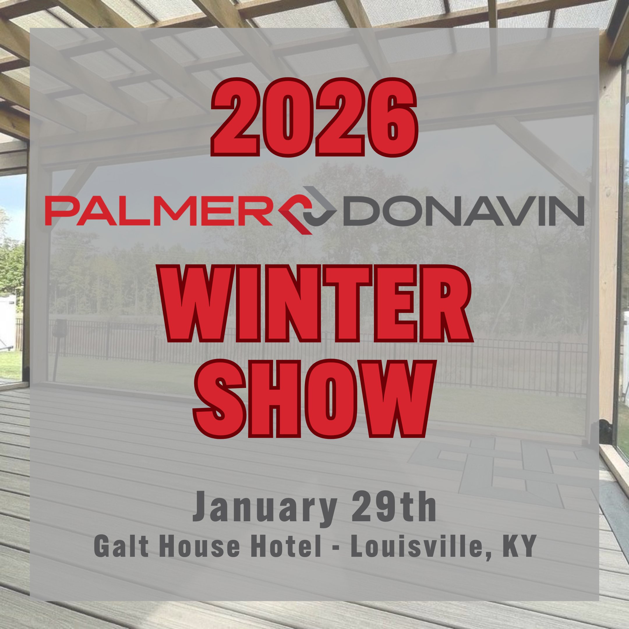2026 Palmer Donavin Winter Show