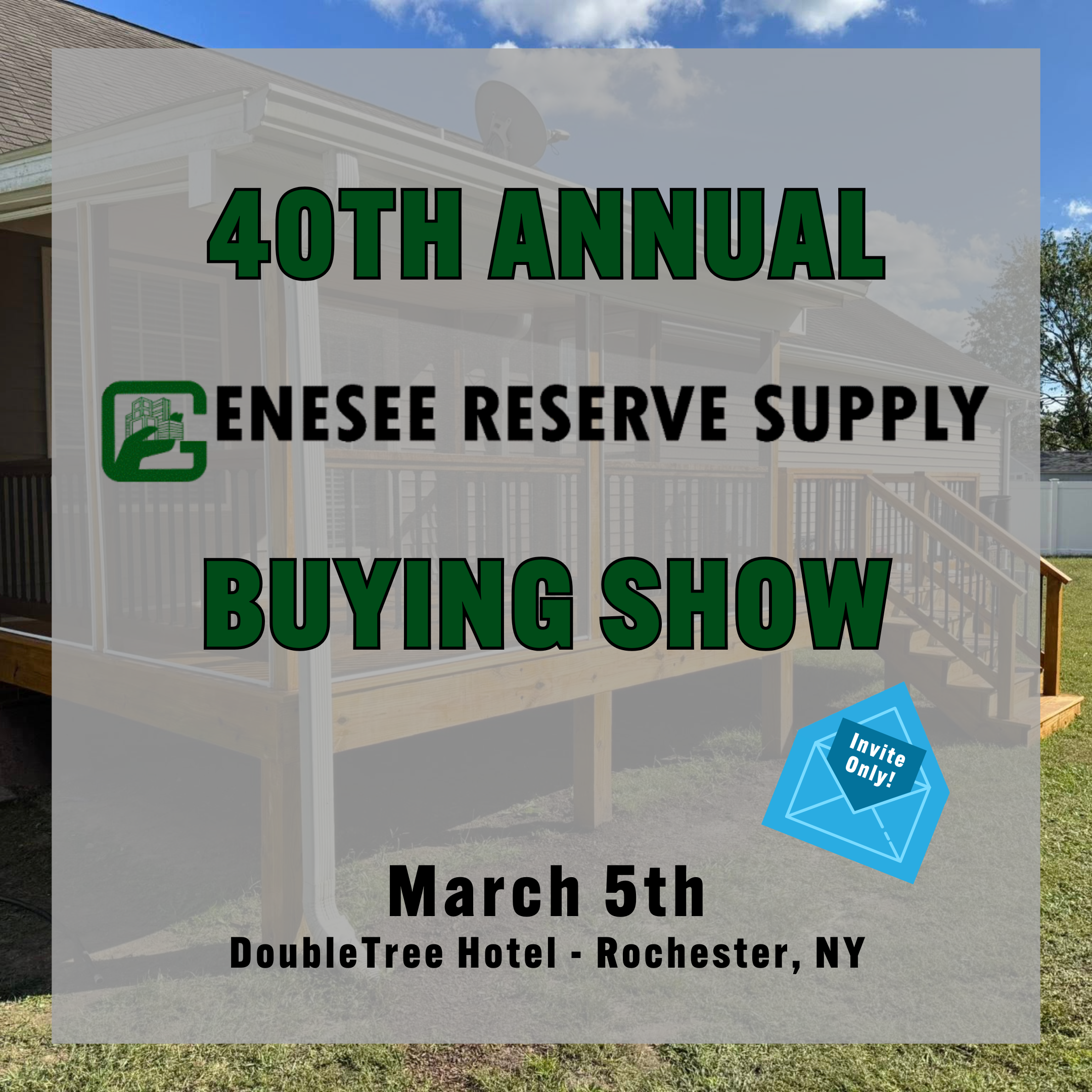Genesse Reserve Supply Buying Show