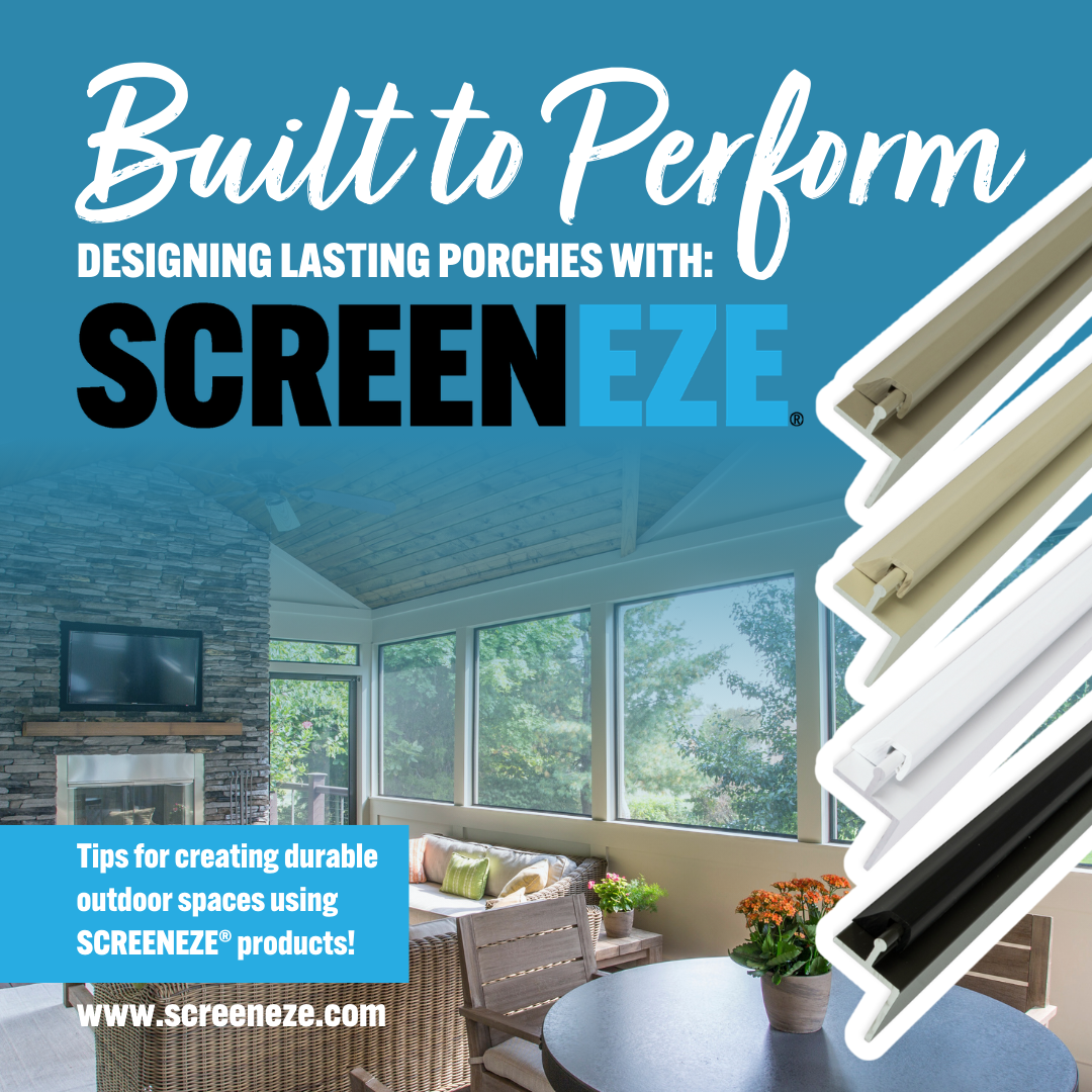 Designing Screen Porches that last a lifetime
