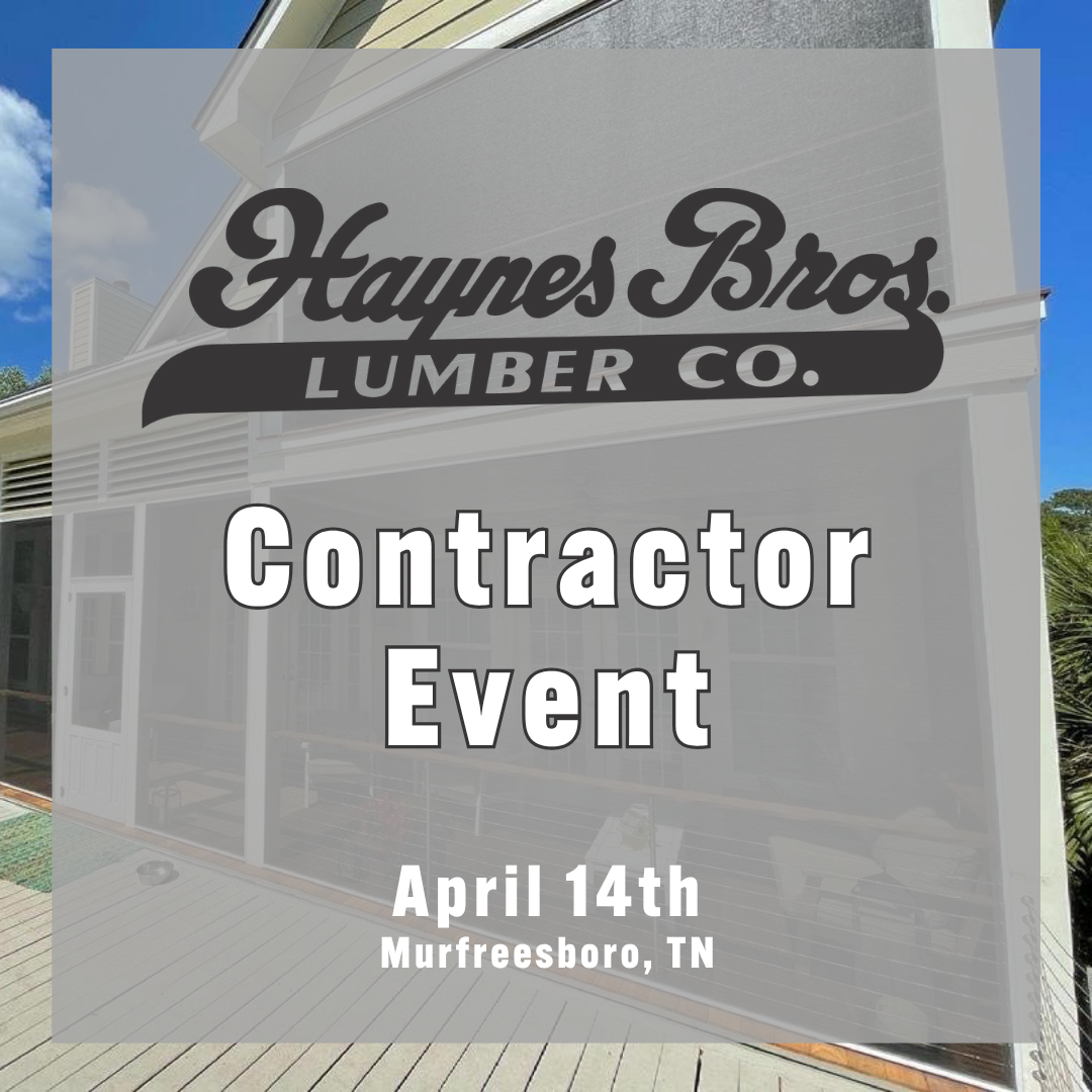 Haynes Brothers Lumber Co. Contractor Event