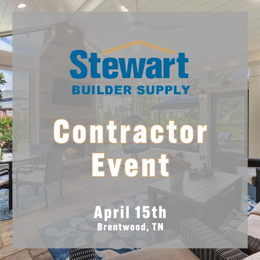 Stewart Builder Supply Contractor Event 