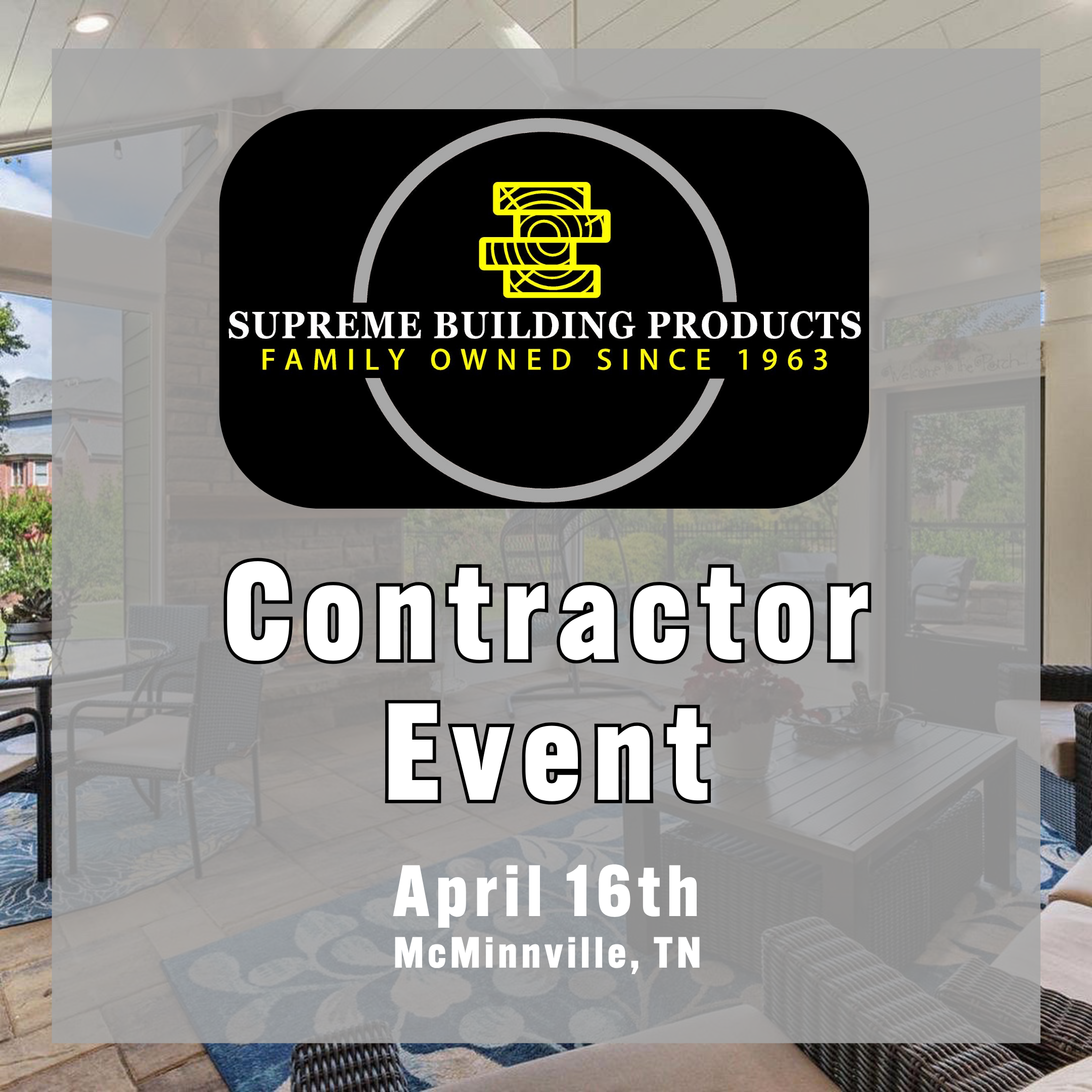 Supreme Building Products Contractor Event