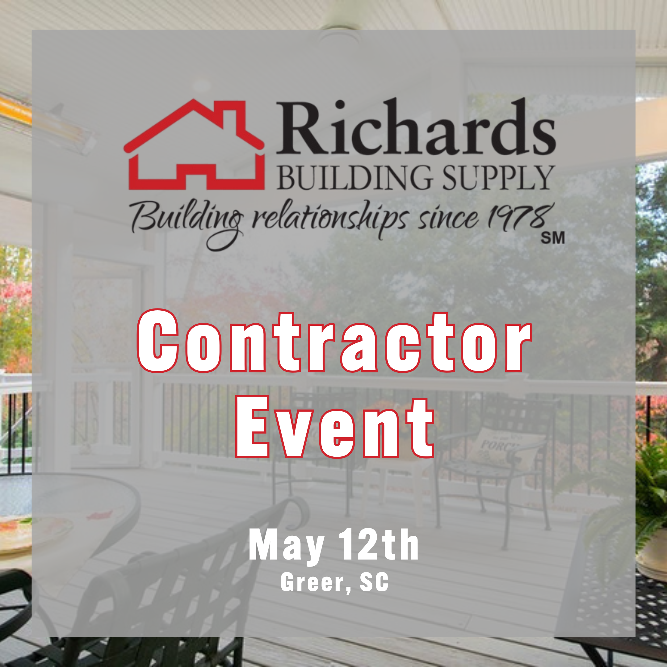 Richard's Building Supply Contractor Event