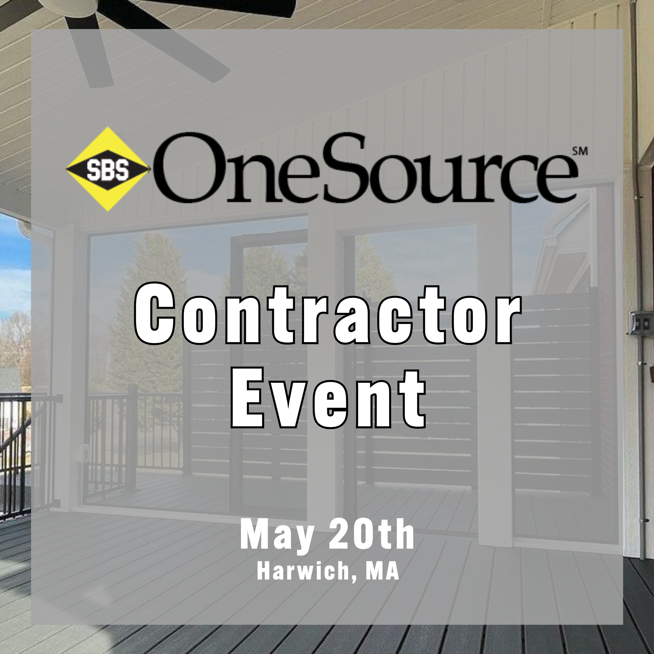 SBS OneSource Contractor Event