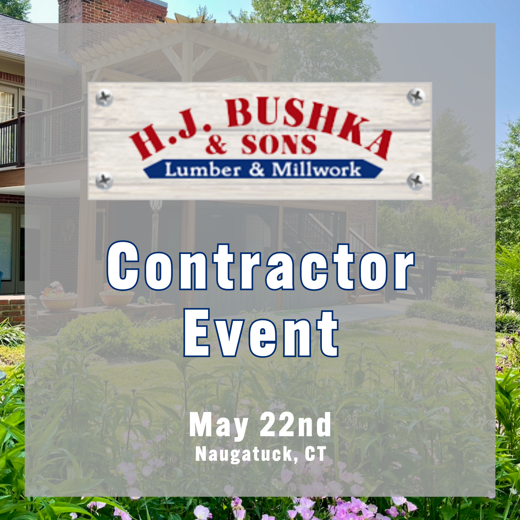 H.J. Bushka & Sons Contractor Event