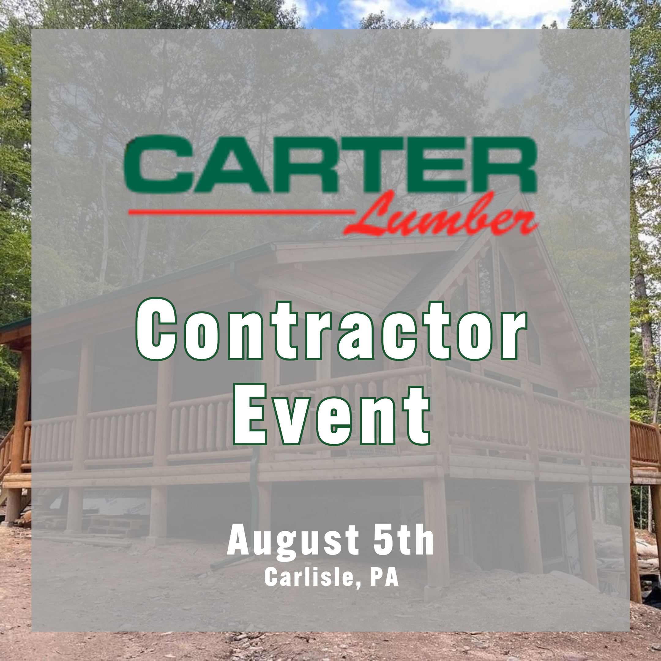 Carter Lumber Contractor Event 