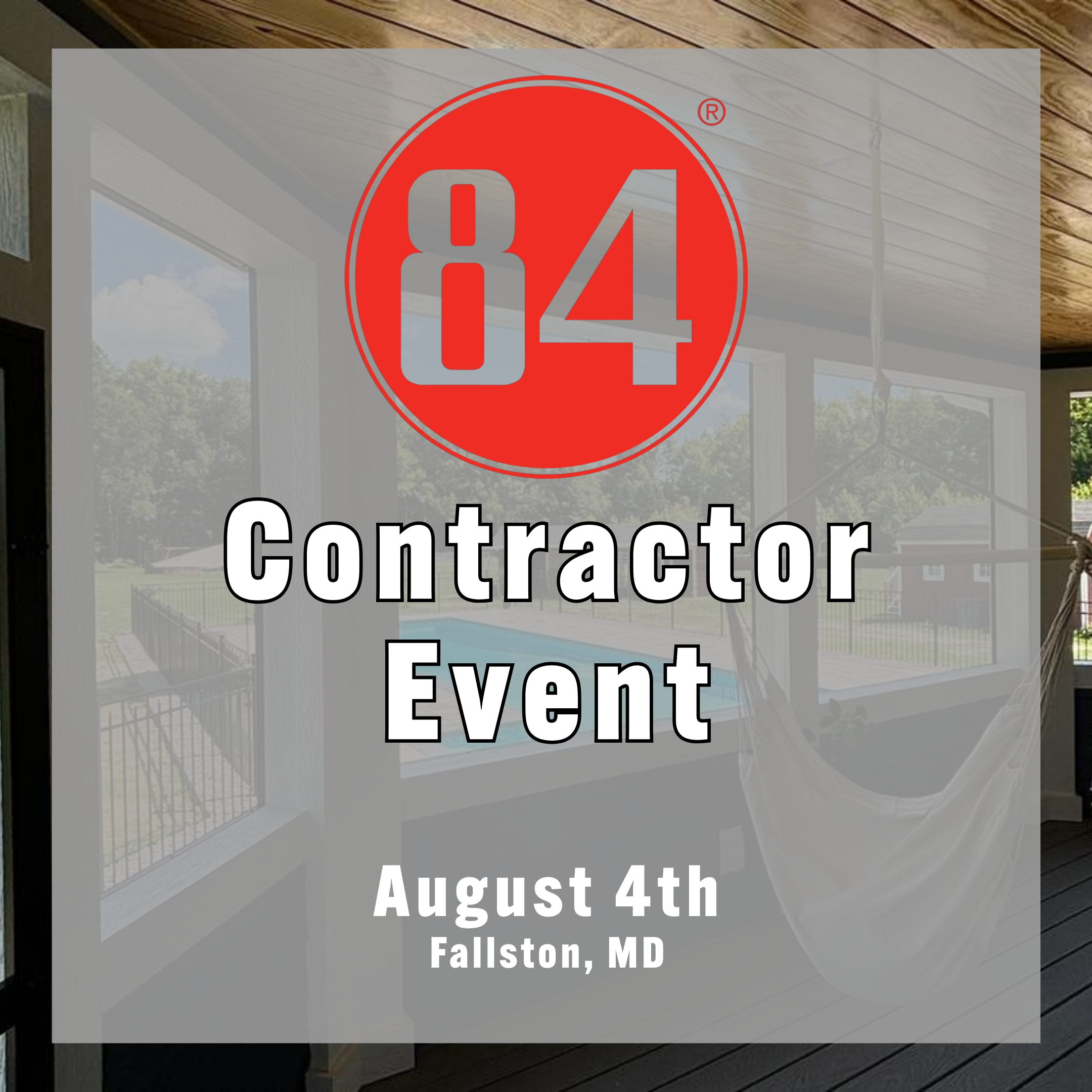 84 Lumber Contractor Event 