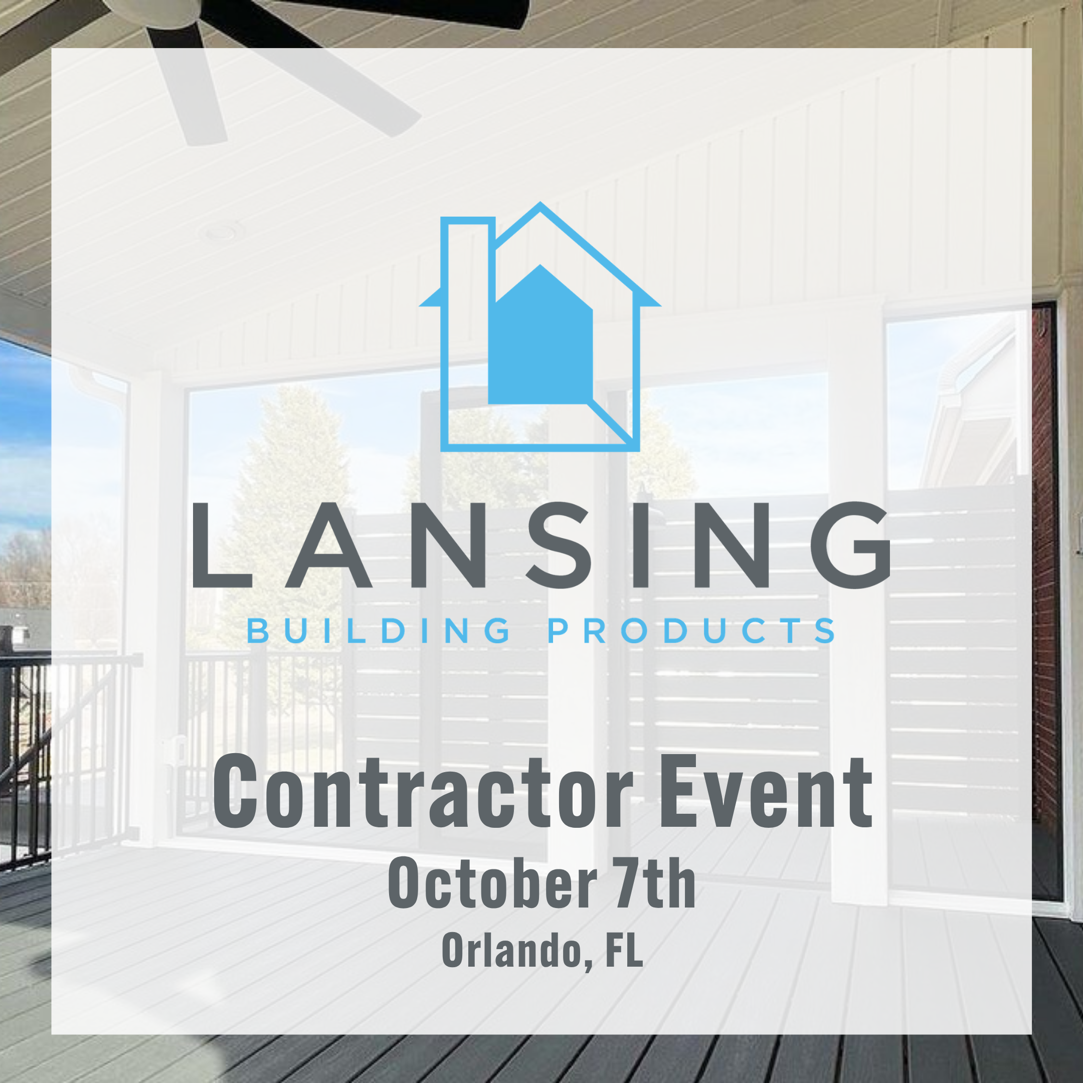 Lansing Building Products Contractor Event 