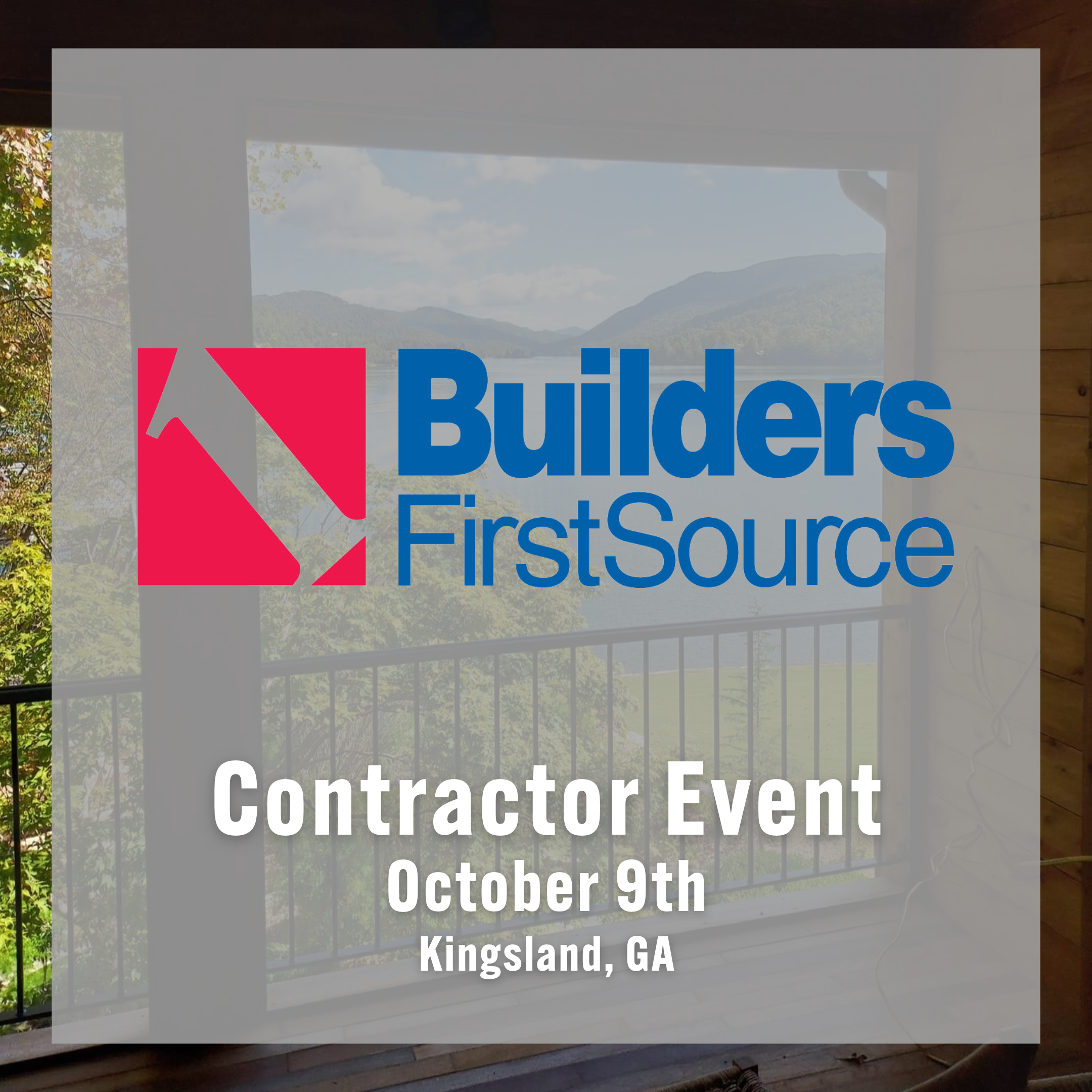 Builders FirstSource Contractor Event 