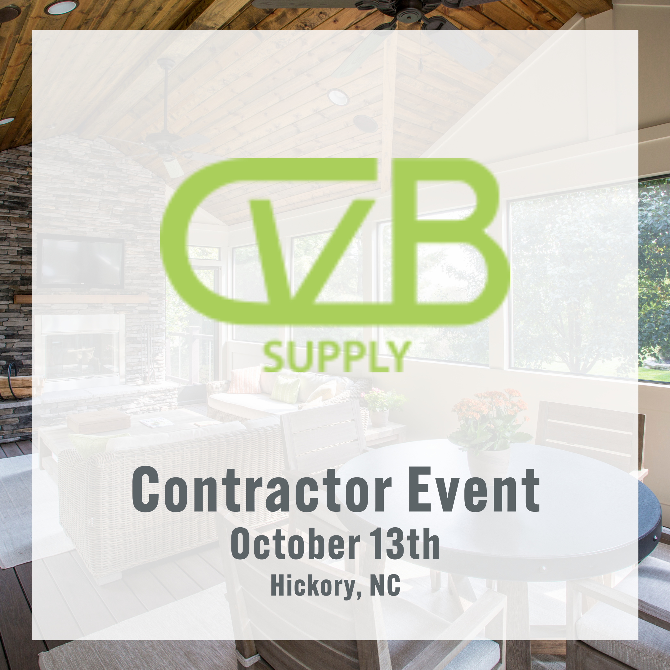 Catawba Valley Building Supply Contractor Event