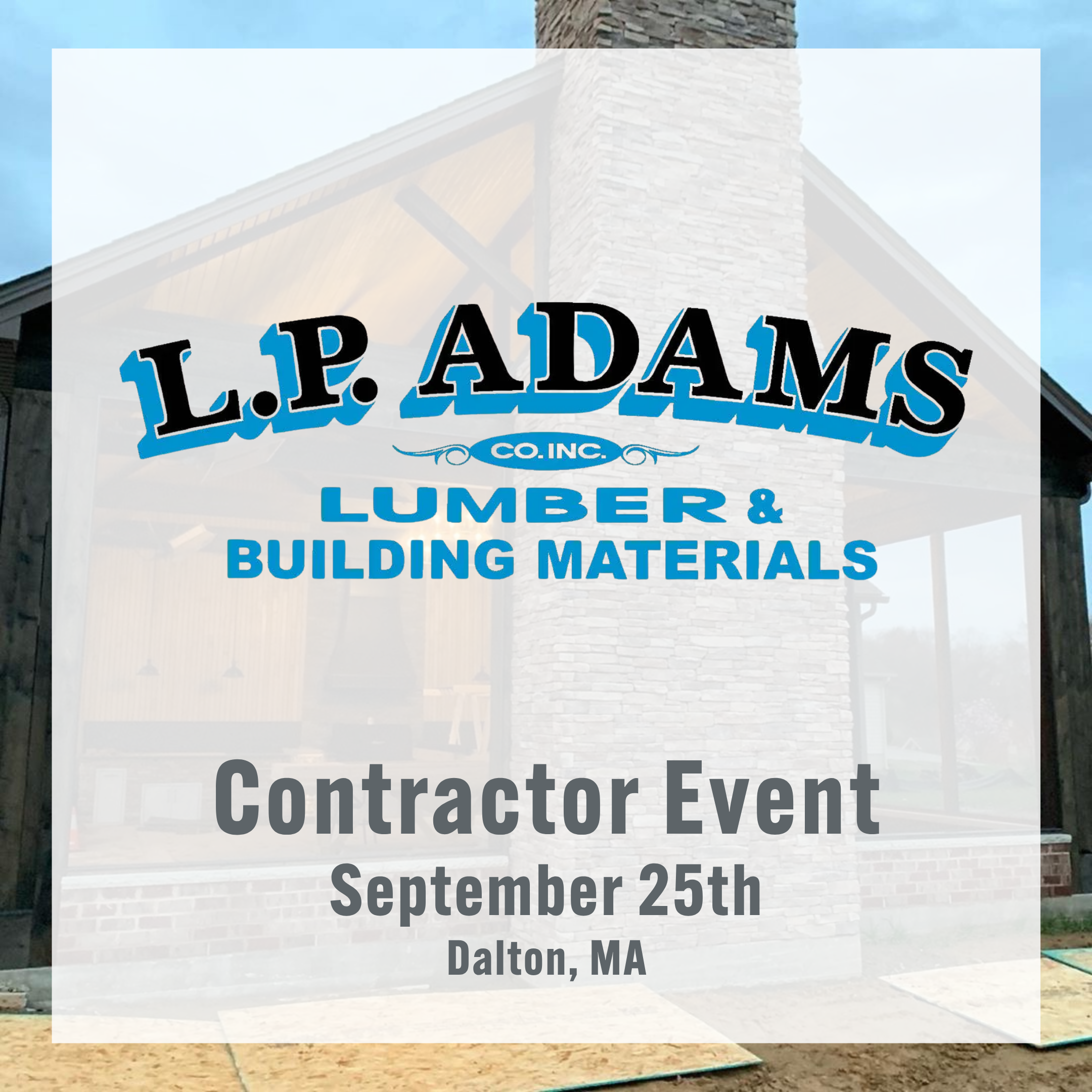 L.P. Adams Co. Contractor Event