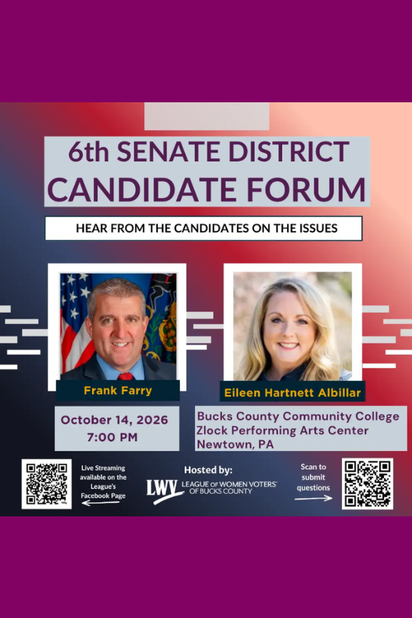 Candidate Forum: 6th Senate District