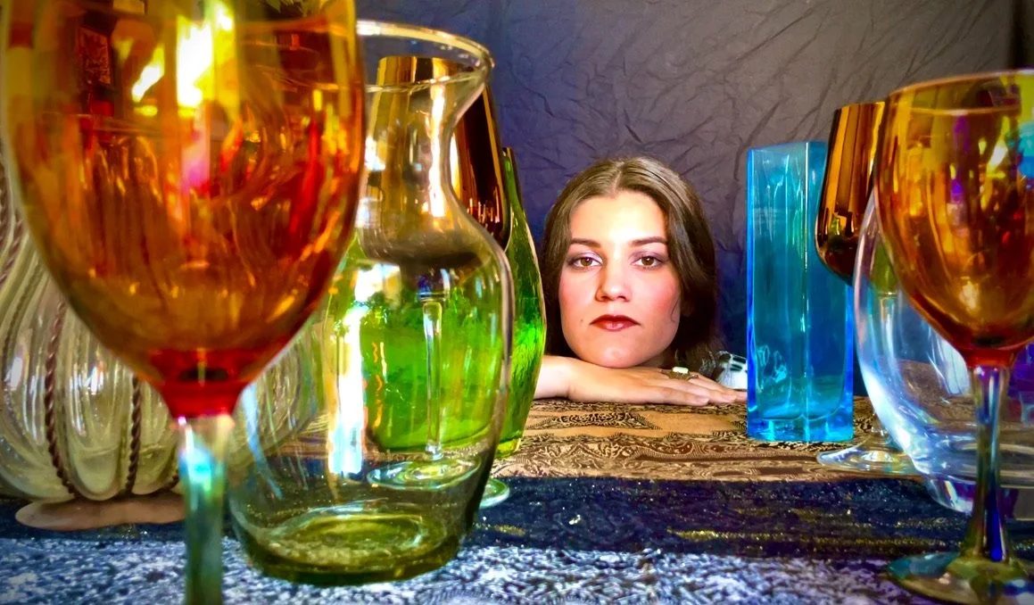 Kalen and a glimpse of glass.