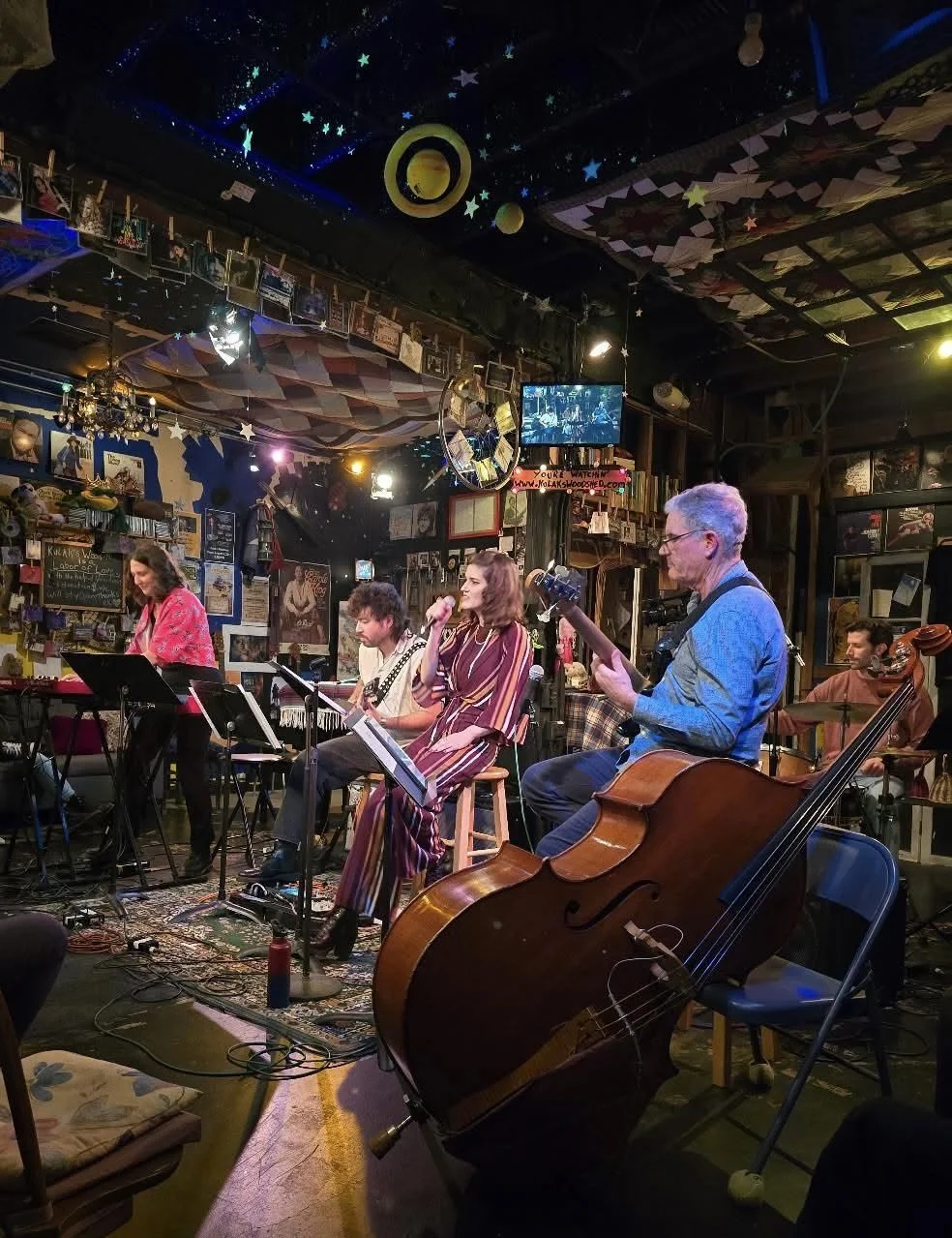 Kalen and her band at the iconic Kulak's Woodshed.