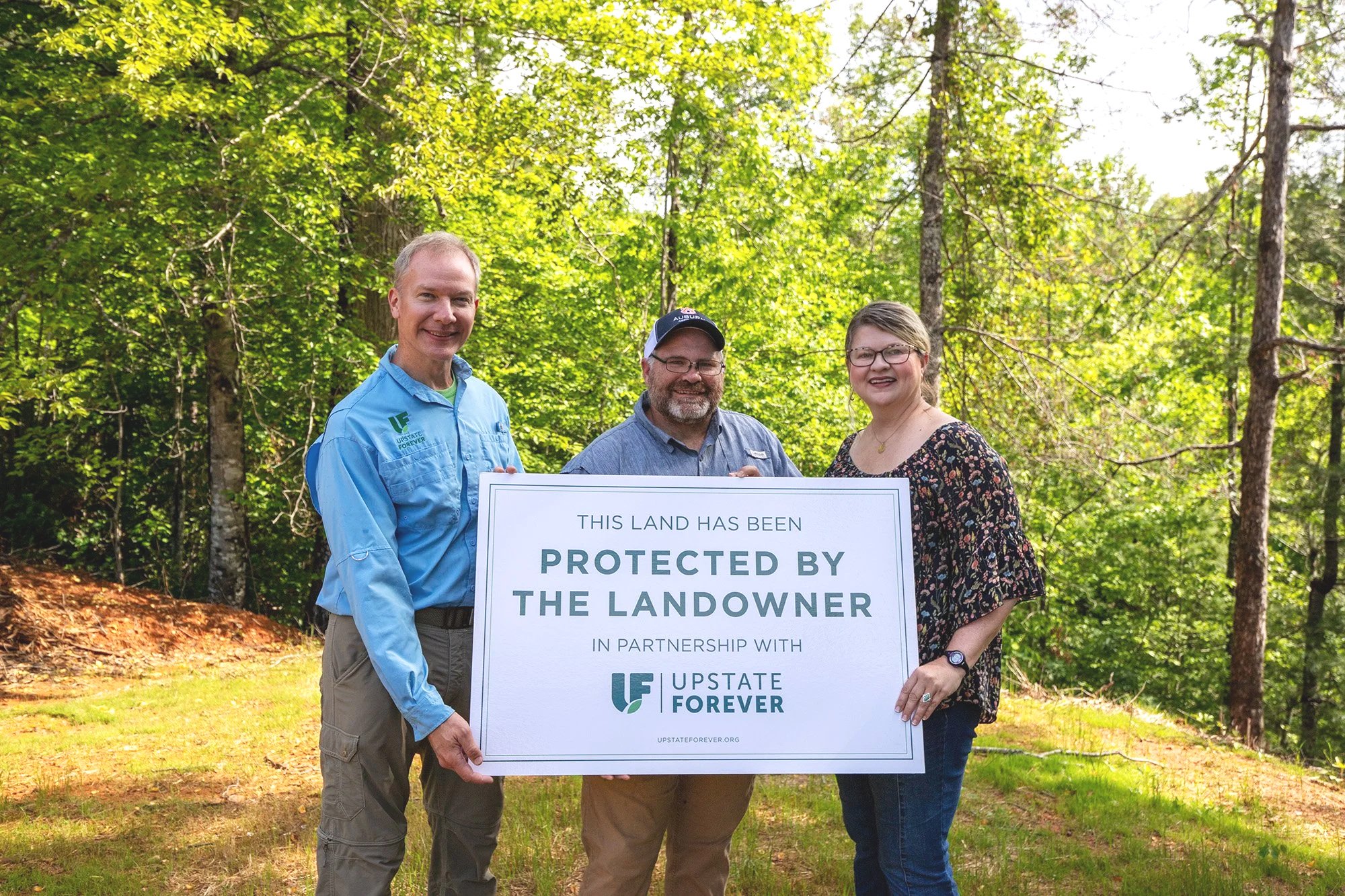 UF's Scott Park with the Oconee Station Connector landowners
