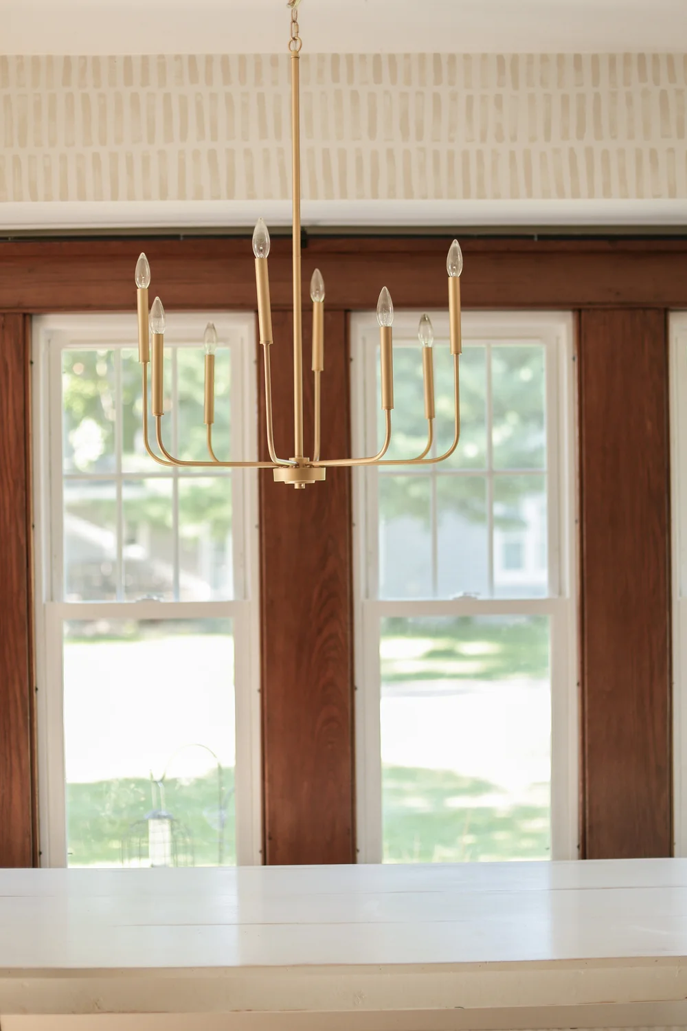 Our Vintage Modern Dining Room Light — KINDRED HOMESTEAD