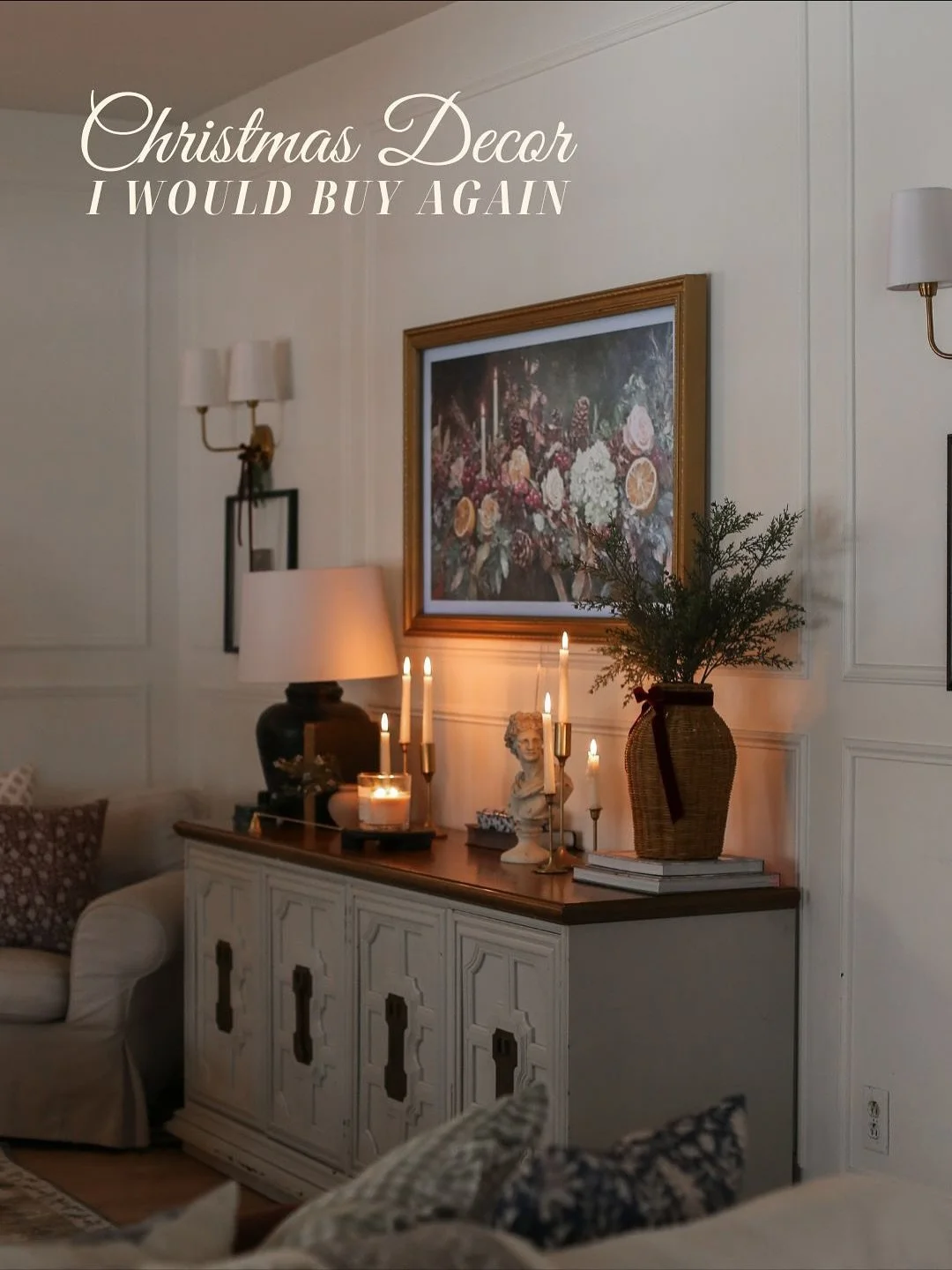 Not all holiday decor stands the test of time&hellip; but these? These are the keepers. 🎄 

The garlands, ribbons, and tree I&rsquo;d buy again and again &mdash; all linked! Just comment SHOP below! 

Or head over to the blog to read more about why 