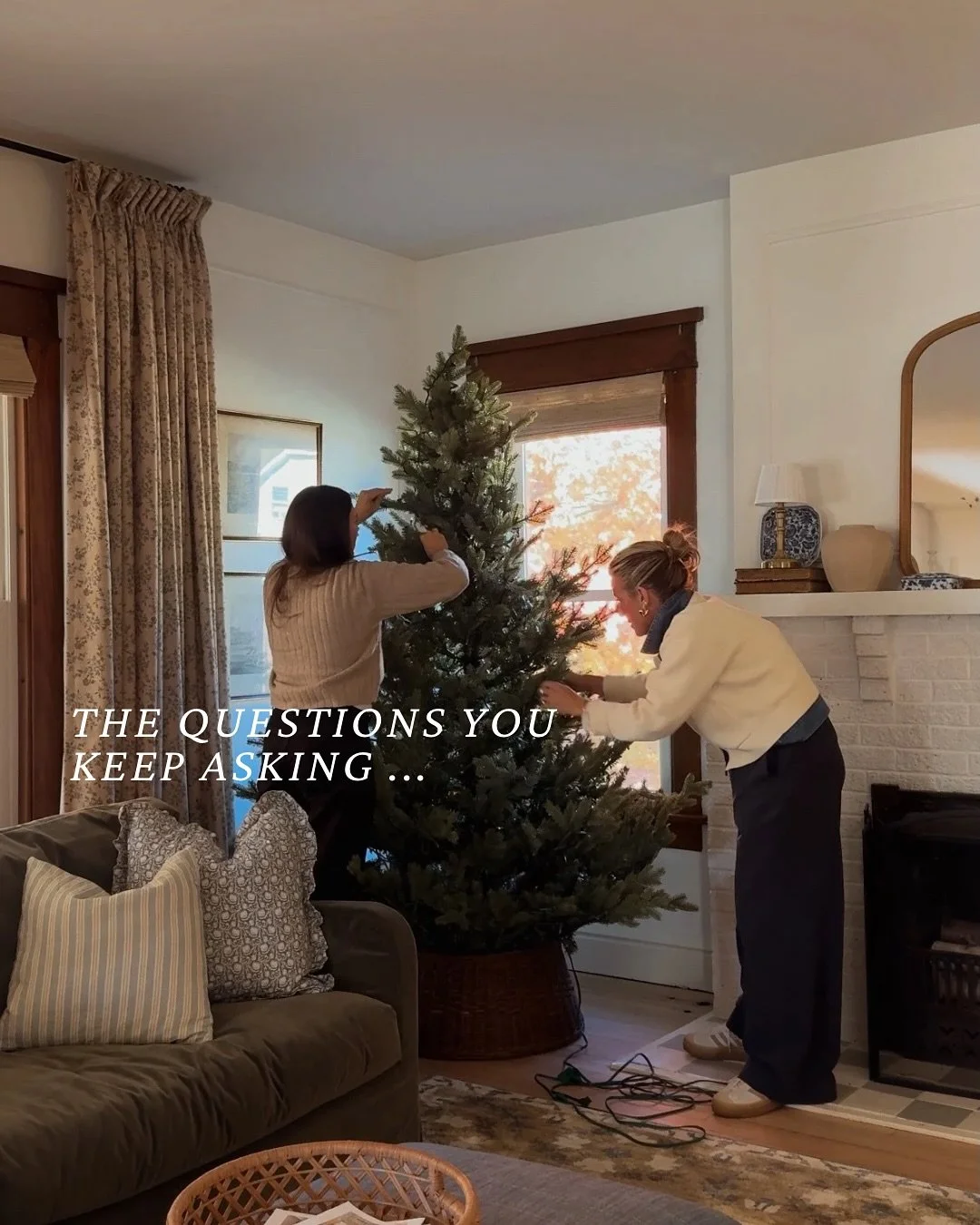 Make sure that you are following along in stories every day as I post up-to-date links to questions you ask in each post and also be sure to be following us on LTK where we update our favorite items daily!

1.) our Amazon tree is so special and sells