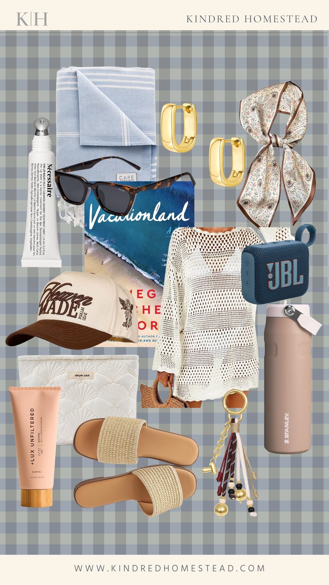 Amazon Beach &amp; Pool Bag Essentials: Stylish Towels, Sunscreen, Accessories &amp; Summer Favorites