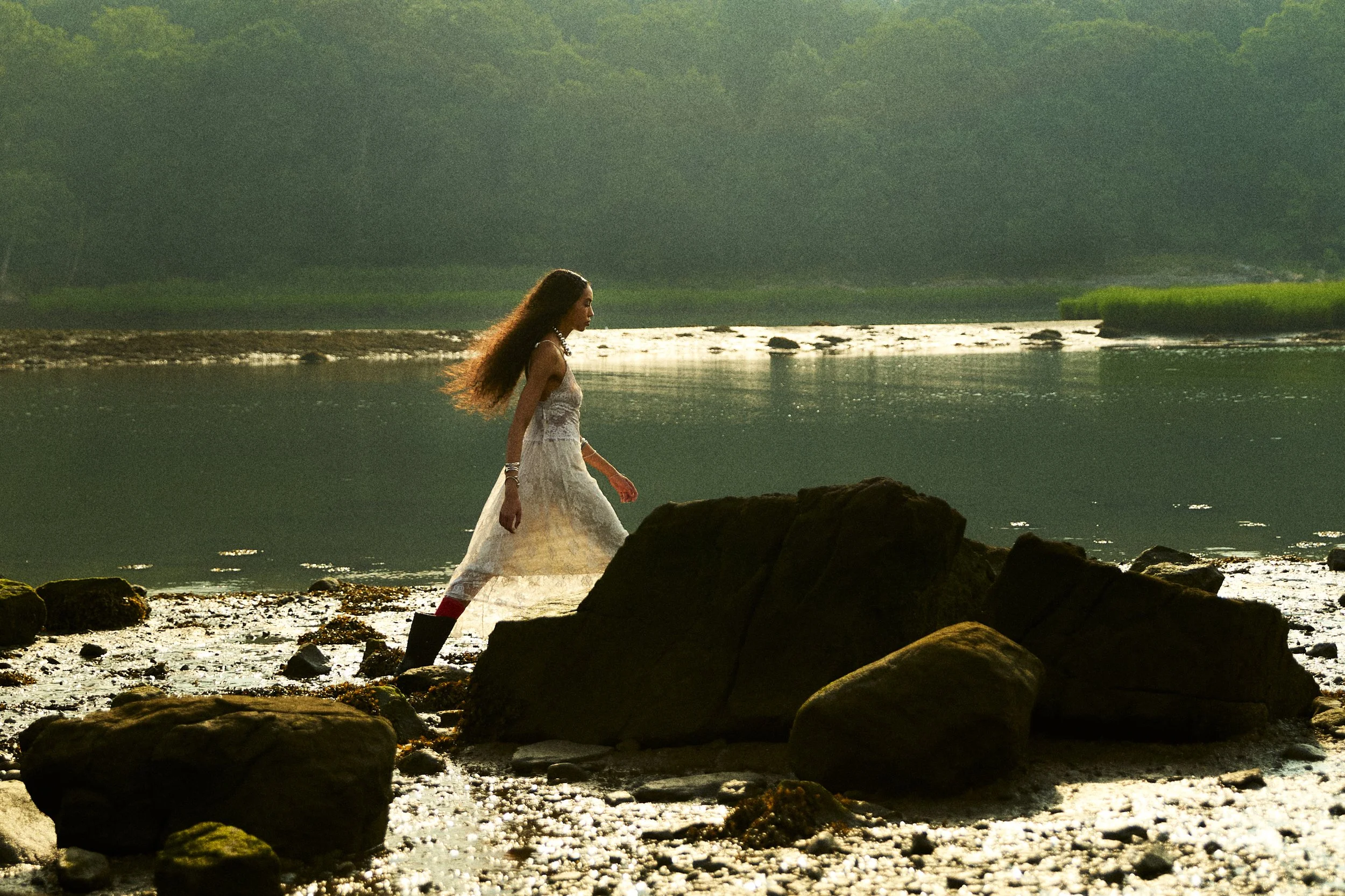 moody fashion editorial & fashion film shot on 16mm film starring models Isabella Diana & Emily Mendes on location, photographed, directed and edited by Indie Studios an NYC creative production studio that specializes in fashion advertisements