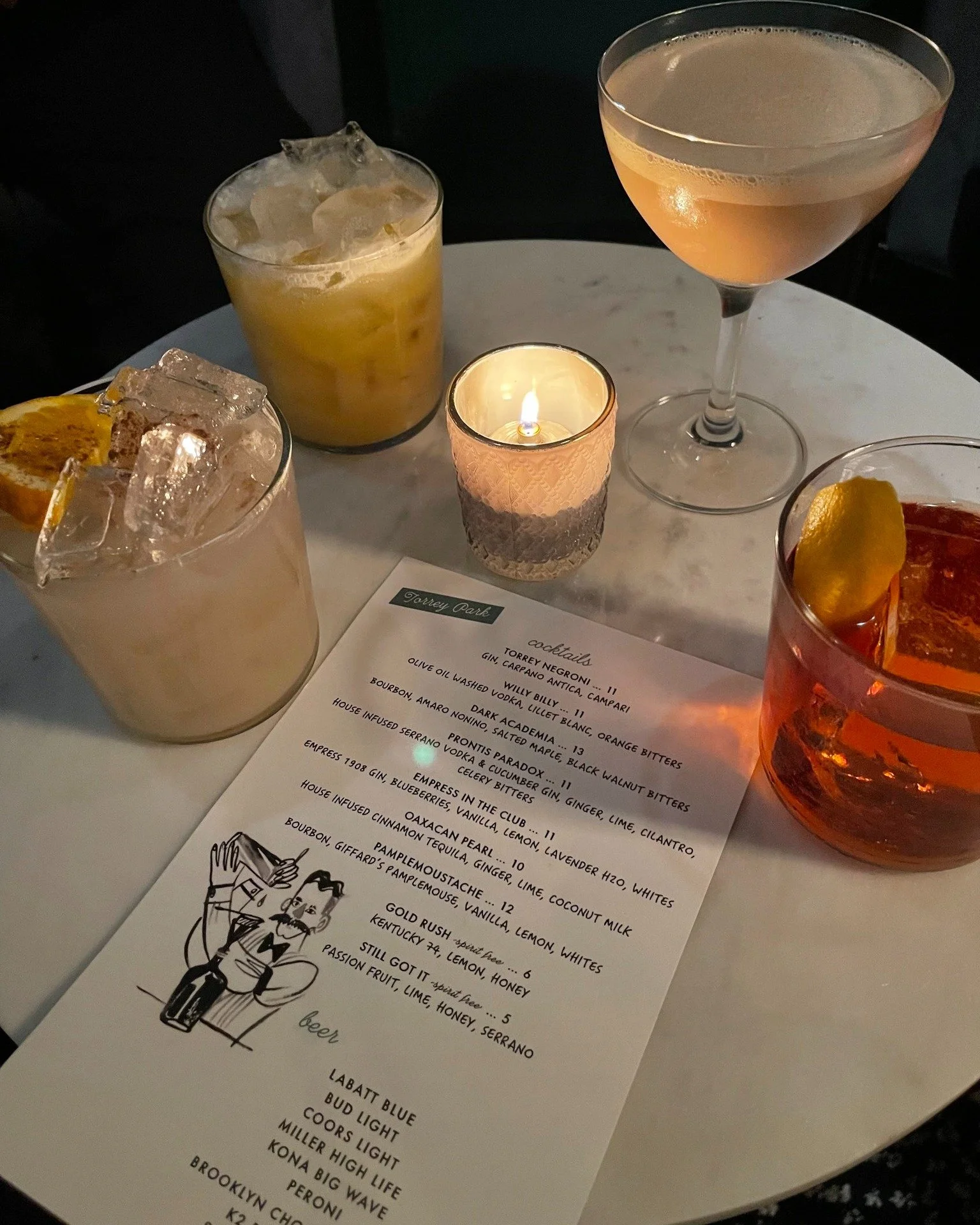 Friday night sips start at Torrey Park🍸 We'll see you at the bar!