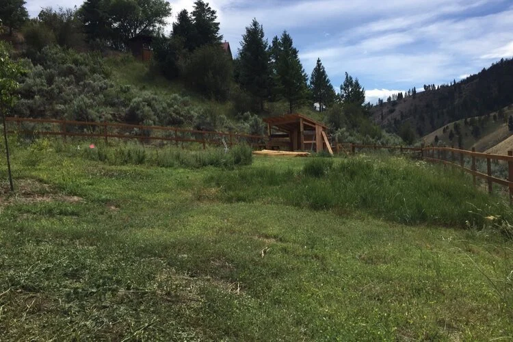 Lots of fence building