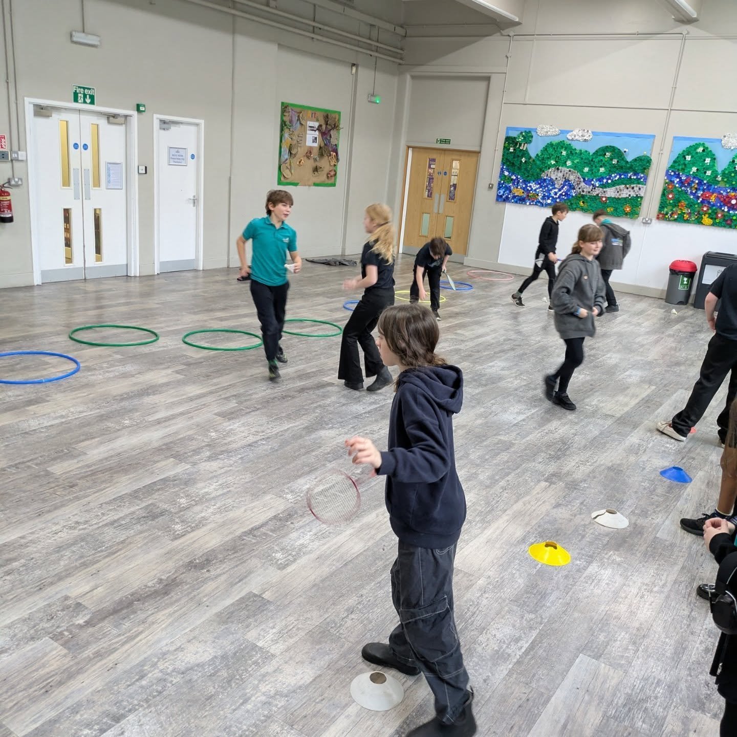 This week in PE, Kestrels have been using their new badminton skills to do some target practice and began to see how this helps when playing over the net against an opponent.