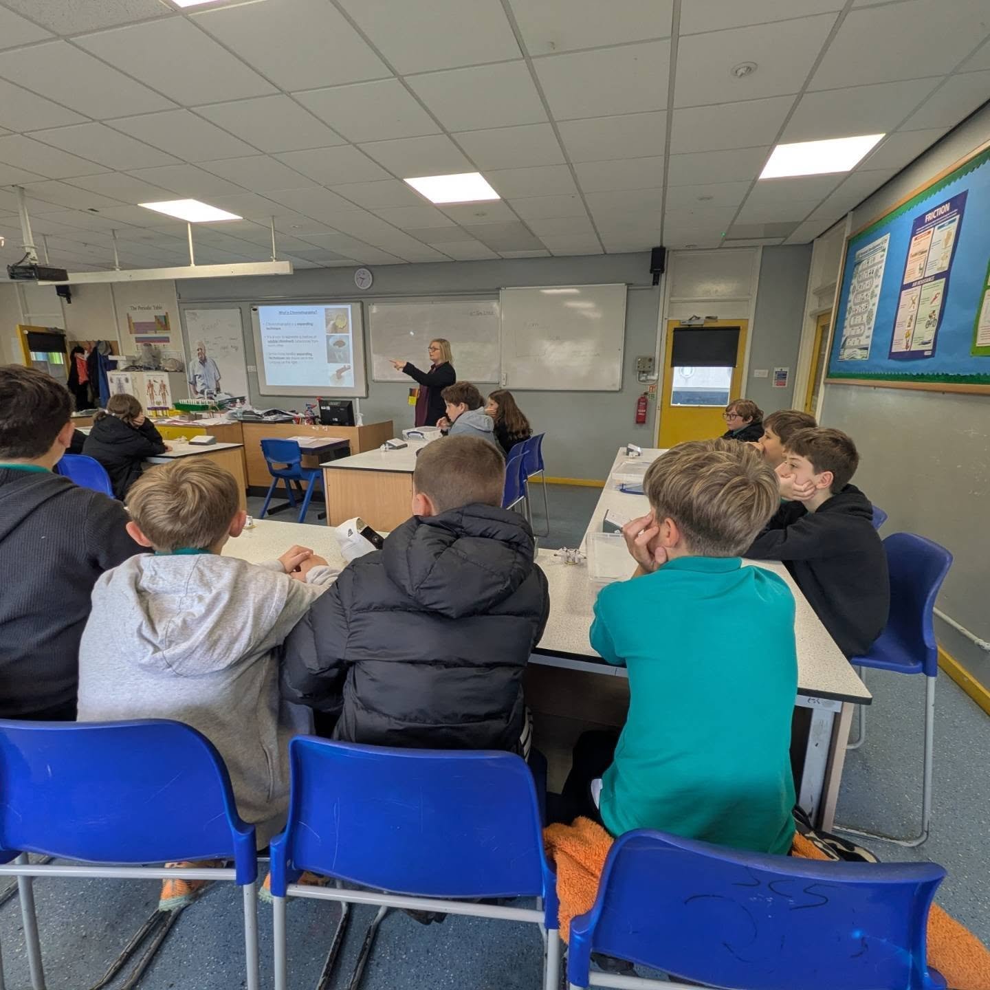 Year 5 had a great taster morning at Calderdale High yesterday. They explored all three sciences with some great hands on activities. They investigated living things in Biology, made interactive circuits in physics and discovered how to separate comp