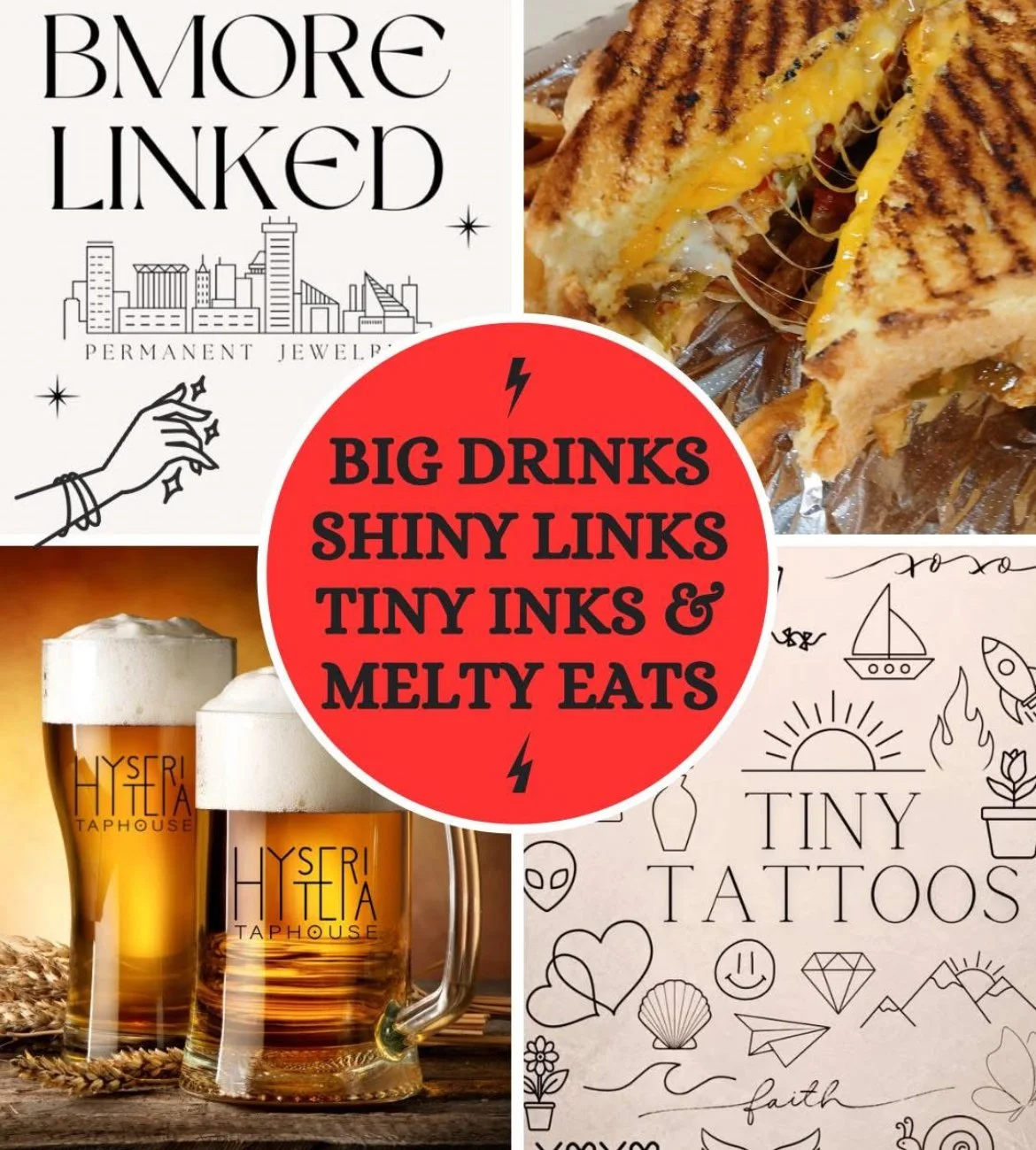 Big Drinks, Shiny Links, Tiny Inks
