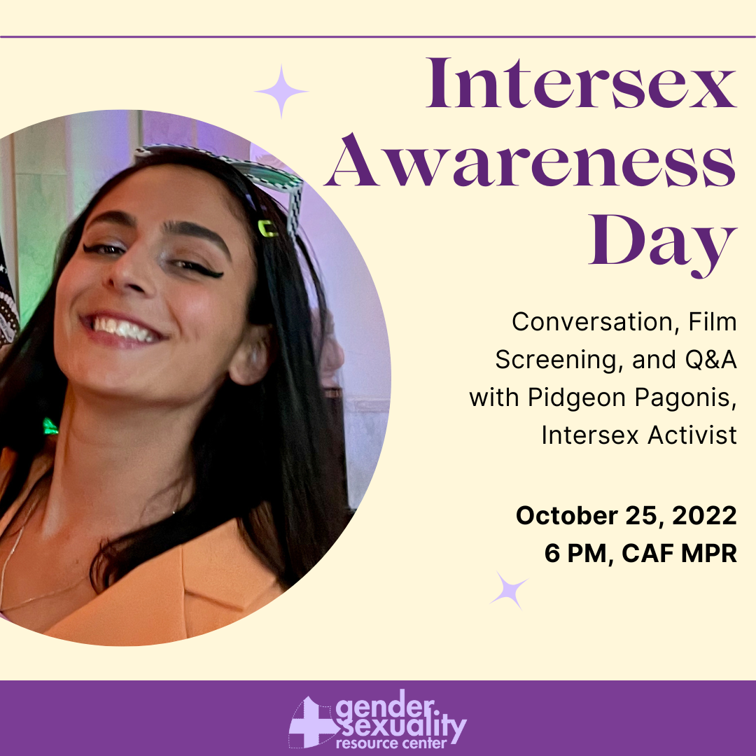 Intersex Awareness Day with Pidgeon Pagonis