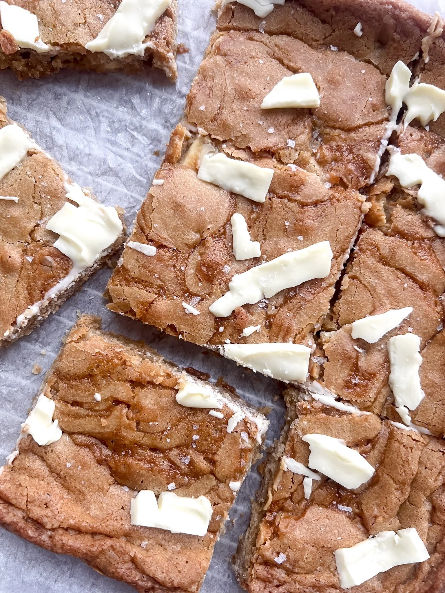 Salted Caramel Blondies