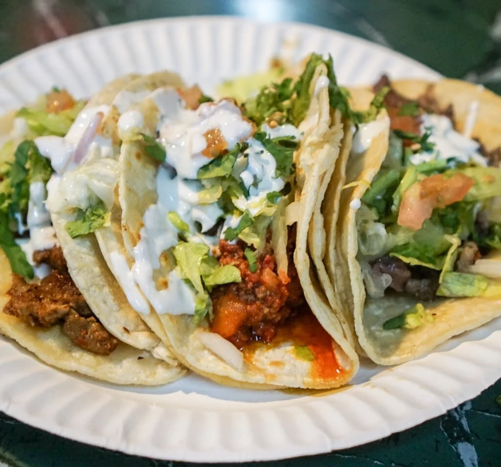 Tortilleria Mexicana Los Hermanos, $2.50 per taco