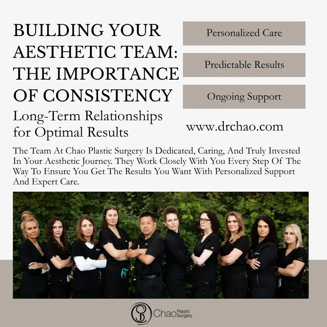 Successful aesthetic enhancement often involves building long-term relationships with your providers who understand your goals, track your progress, and provide consistent care over time. At Chao Plastic Surgery and Vigour Aesthetics + Wellness, we v