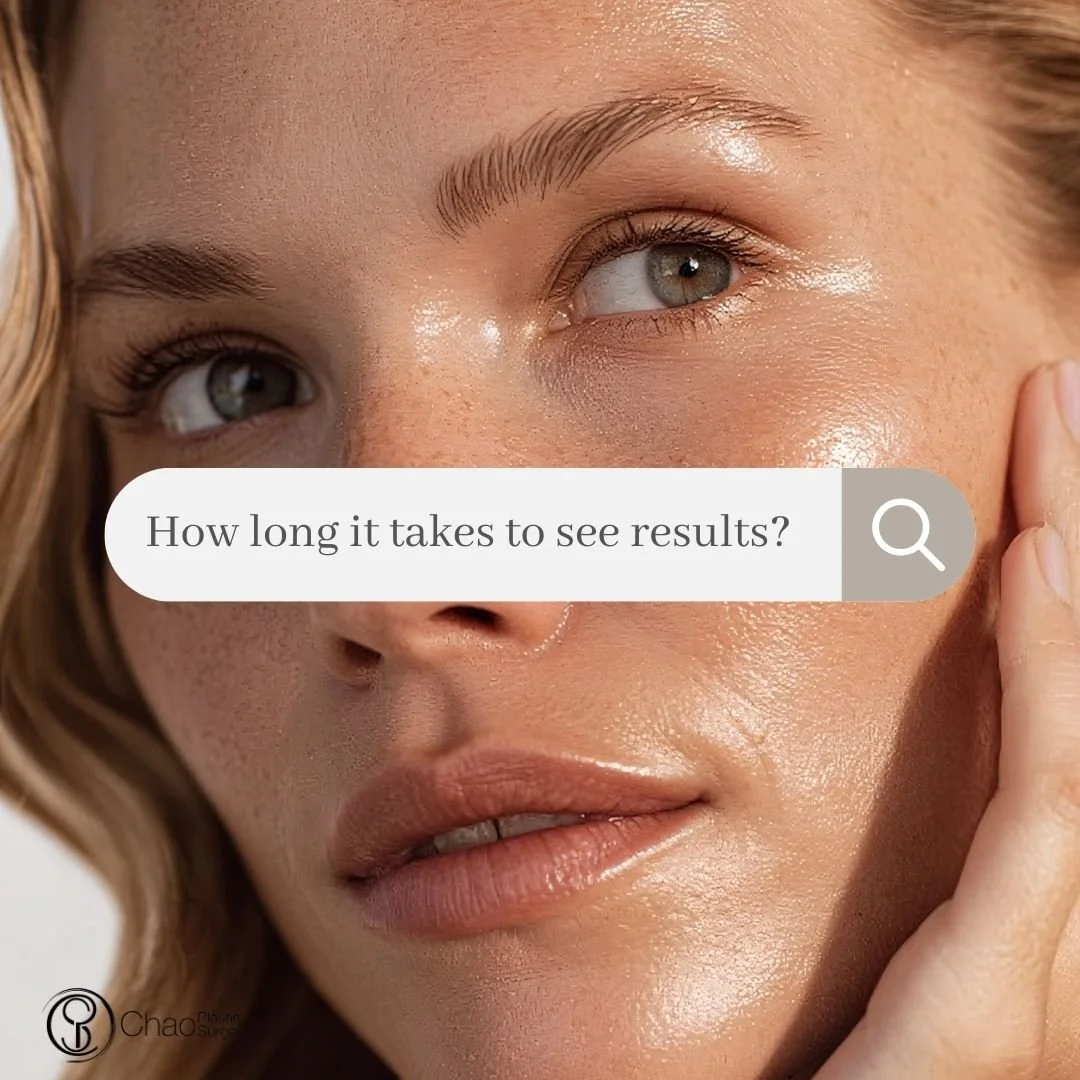 One of the most important aspects of a successful aesthetic experience is understanding that results develop over time. At Chao Plastic Surgery, we educate patients about realistic timelines for their specific procedures to ensure appropriate expecta