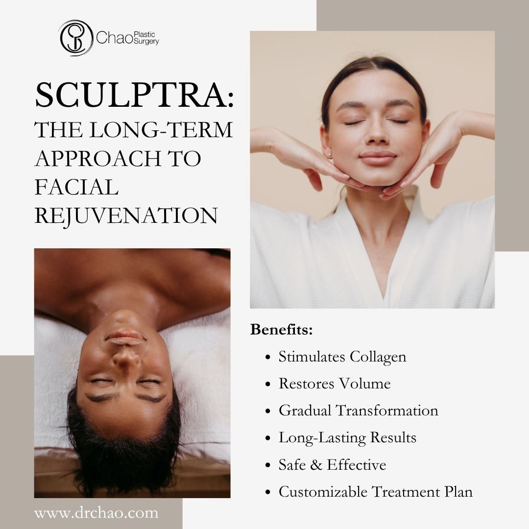At Chao Plastic Surgery and Vigour Aesthetics + Wellness, Sculptra offers a unique approach to facial rejuvenation. Unlike traditional fillers that provide immediate volume, Sculptra works gradually by stimulating your body's own collagen production,