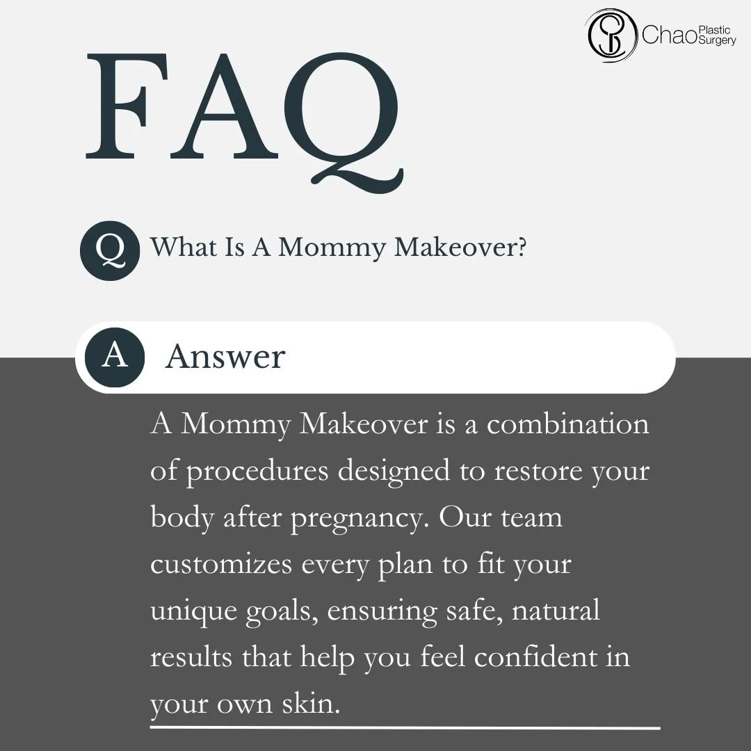 Many patients ask: &ldquo;What is a Mommy Makeover and is it right for me?&rdquo;

A Mommy Makeover is a combination of procedures&mdash;like breast augmentation, tummy tuck, and liposuction&mdash;designed to restore your body after pregnancy. Our te