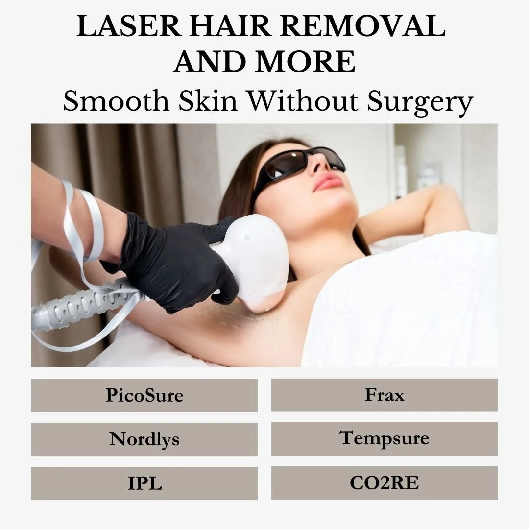 Say goodbye to unwanted hair, pigmentation, sun damage, and signs of aging with our advanced laser treatments. At Vigour Aesthetics + Wellness, A Chao Plastic Surgery Med Spa, we use a variety of cutting-edge lasers, including PicoSure, Nordlys, IPL,