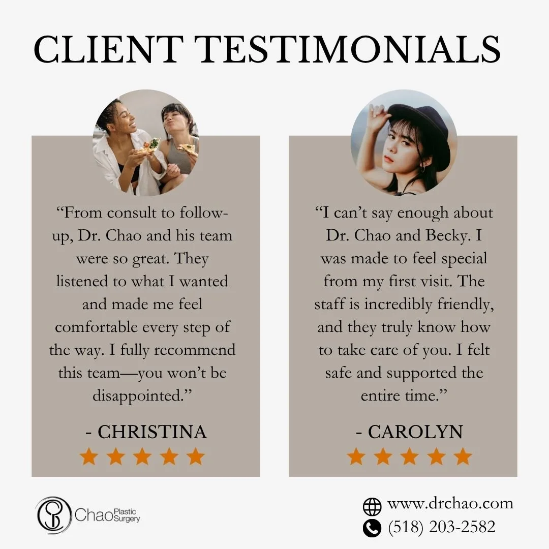 Our patients are at the heart of everything we do, and nothing means more than hearing about their experiences firsthand. 🌟

&ldquo;From consult to follow-up, Dr. Chao and his team were so great. They listened to what I wanted and made me feel comfo