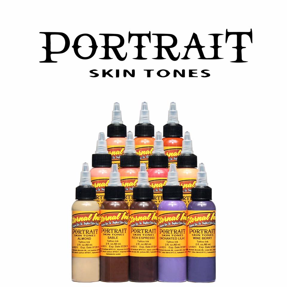 Eternal Portrait Skin Tone Set  Eternal Ink Sets  Specials  Tattoo Inks   Worldwide Tattoo Supply