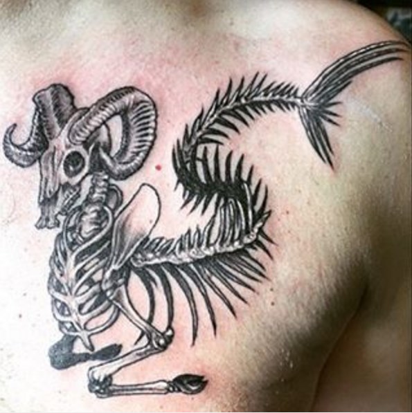Small Capricorn Zodiac sign wrist tattoo | Capricorn tattoo, Small wrist  tattoos, Minimalist tattoo