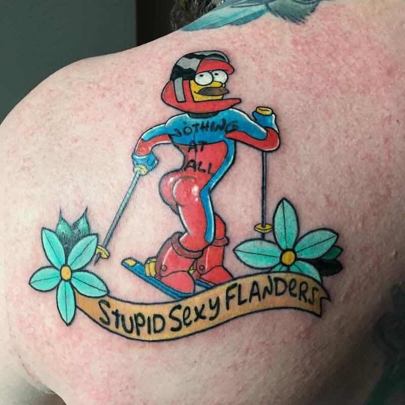 Itchy  Scratchy tattoo