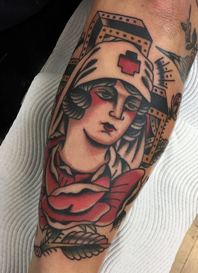 Soldier and Nurse Tattoo Art Print - Etsy