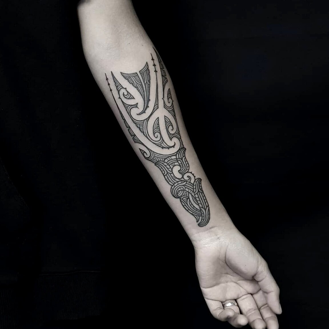 Maori Tattoo — sunset tattoo