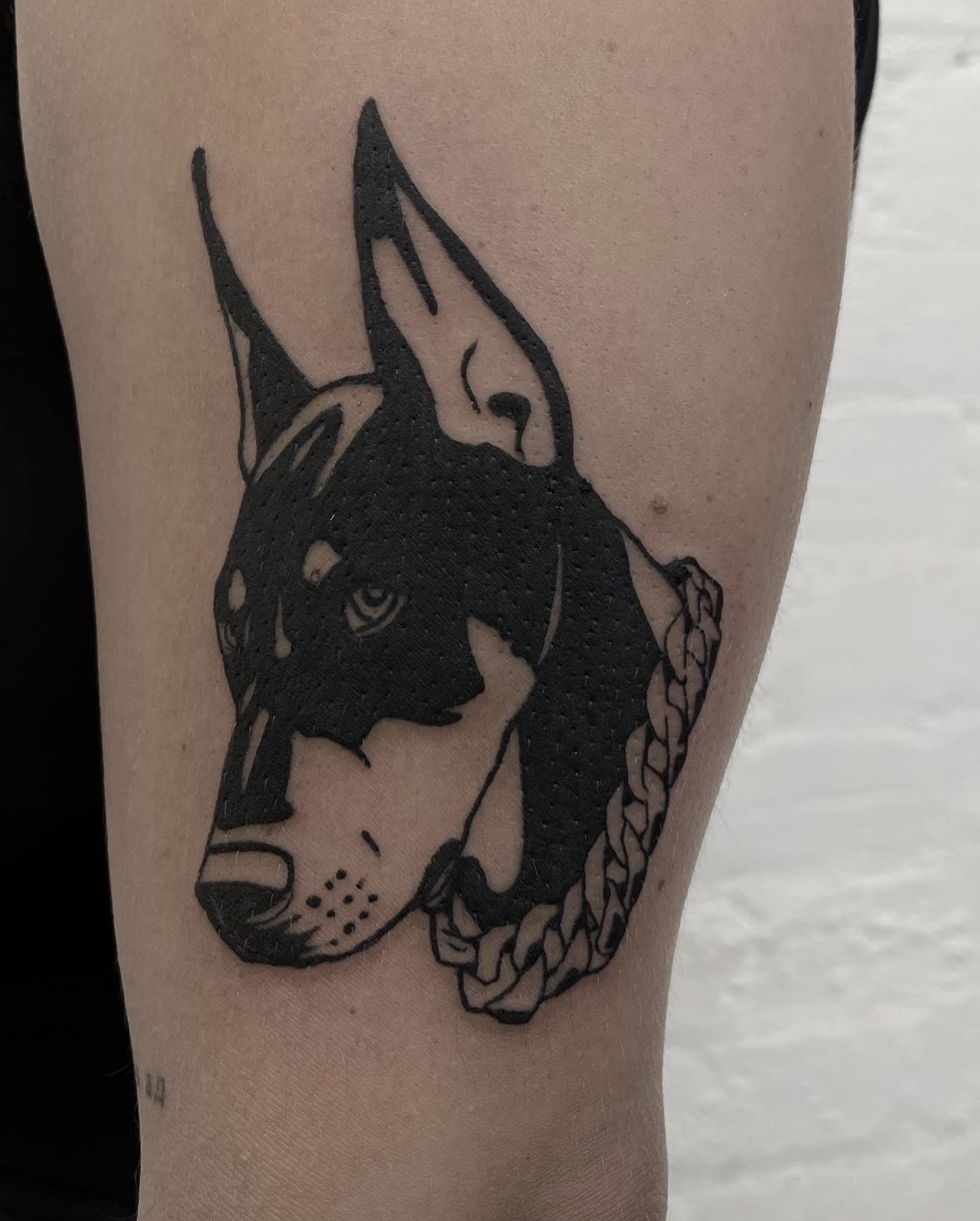 Doberman tattoo