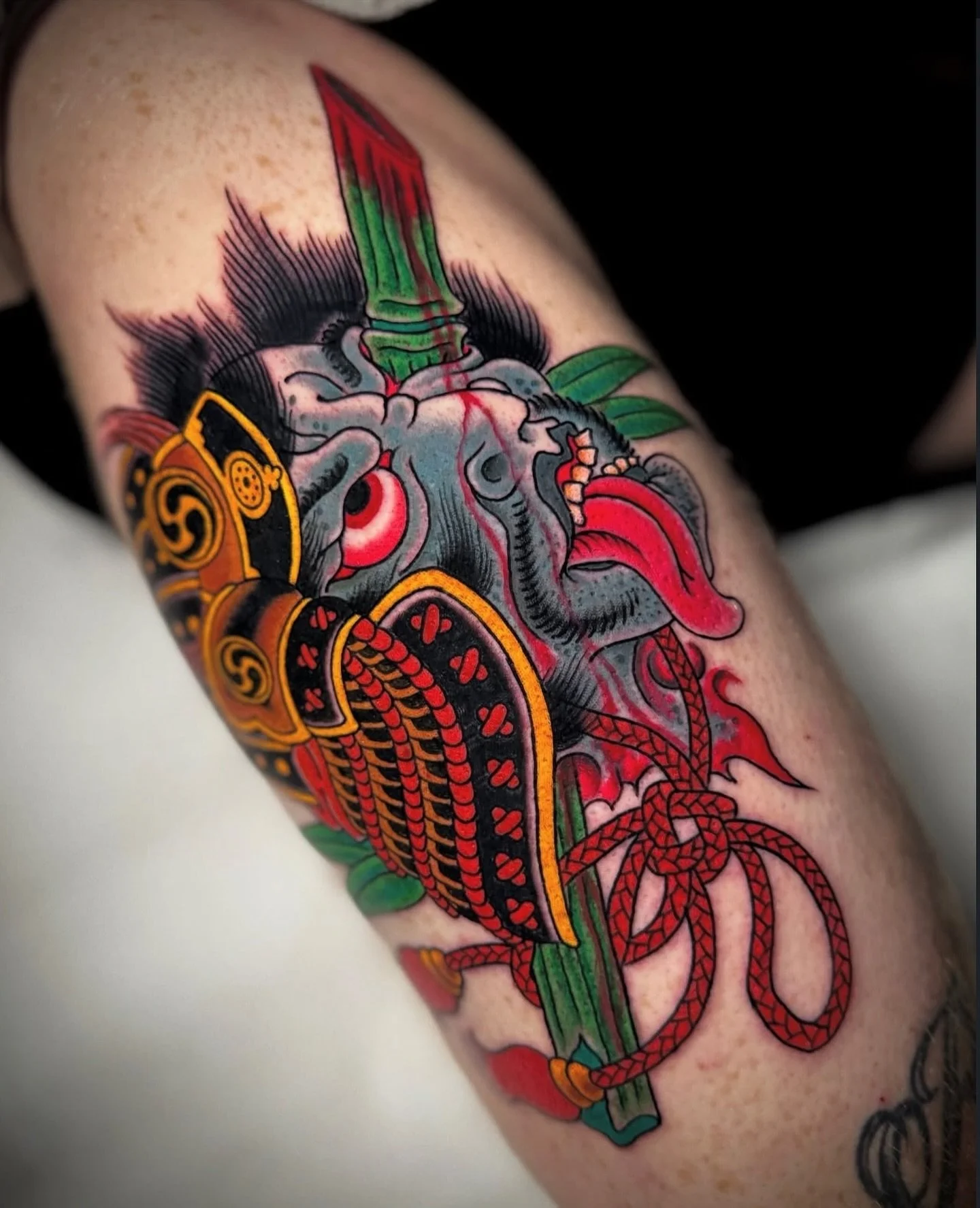 Namakubi by @gordy_evelyn_tattooer 

To book in with Gordy get in touch with us at:

📧 info@sunsettattoo.co.nz
🛜 www.sunsettattoo.co.nz

#sunsettattoonz #aucklandtattoo #japanesetattooing #irezumi #namakubi